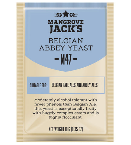Mangrove Jack's M47 Belgian Abbey Yeast - 10g