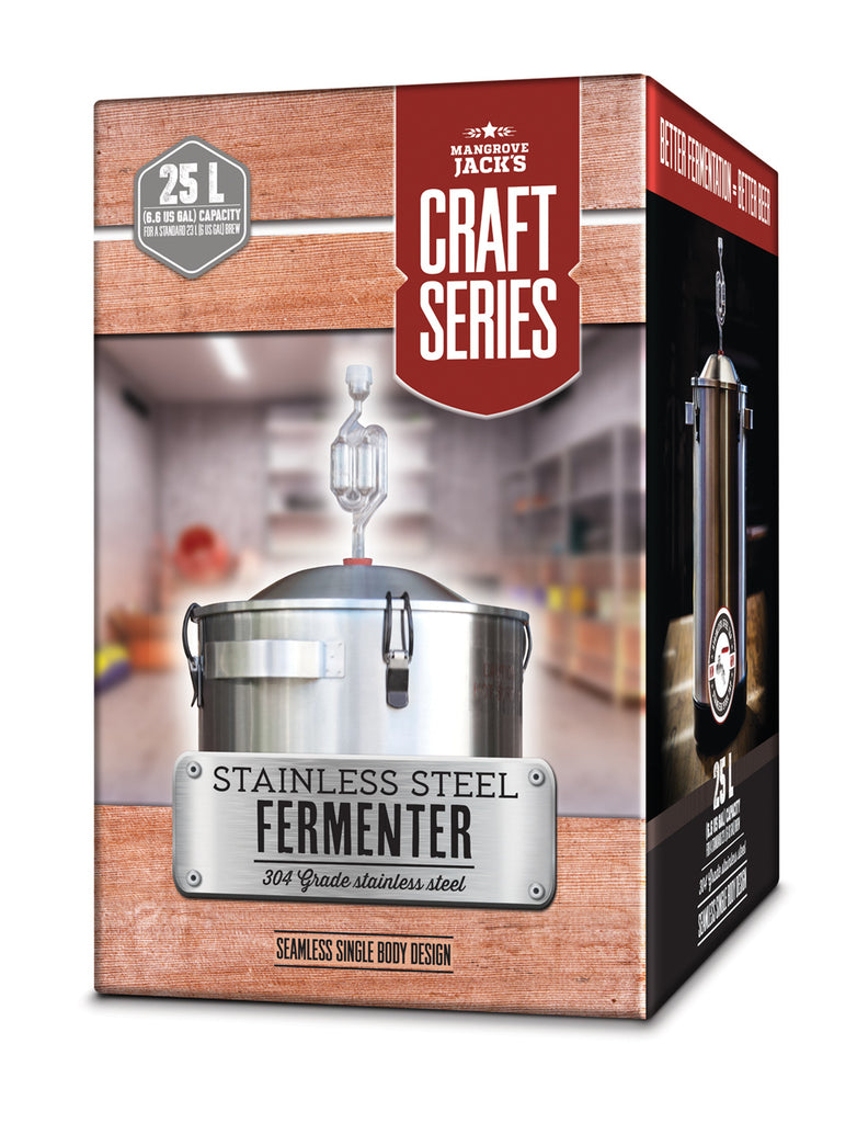 Craft Series Stainless Steel Fermenter – Mangrove Jack's
